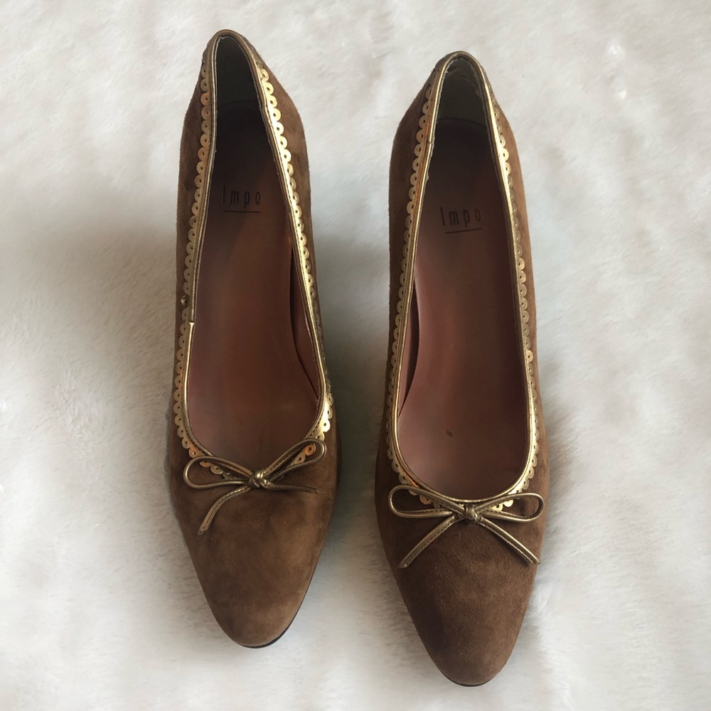Brown Suede Heels